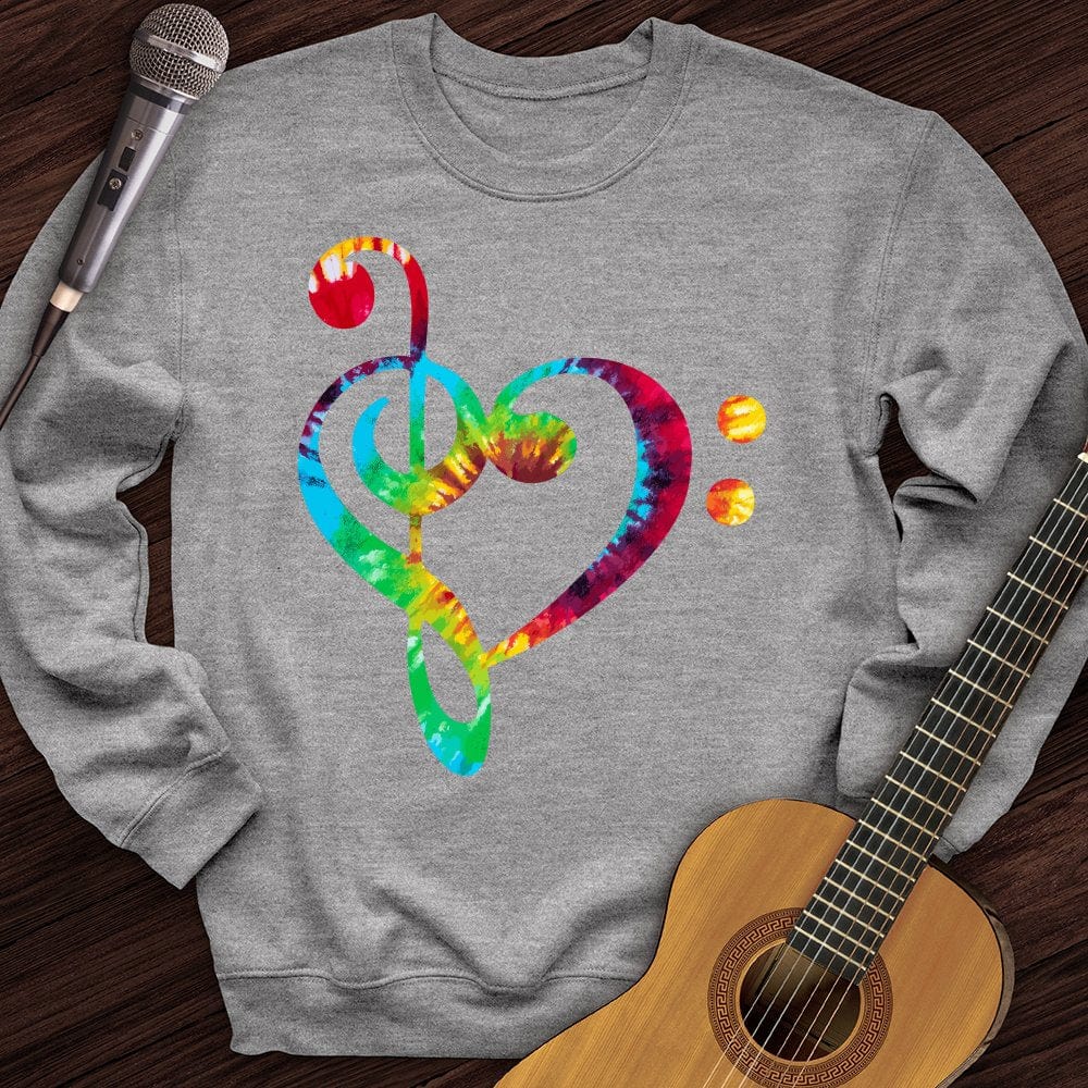 Printify Sweatshirt Sport Grey / S Love Notes Crewneck