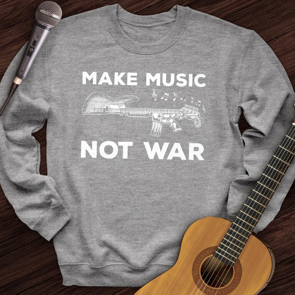 Printify Sweatshirt Sport Grey / S Make Music Guitar Crewneck