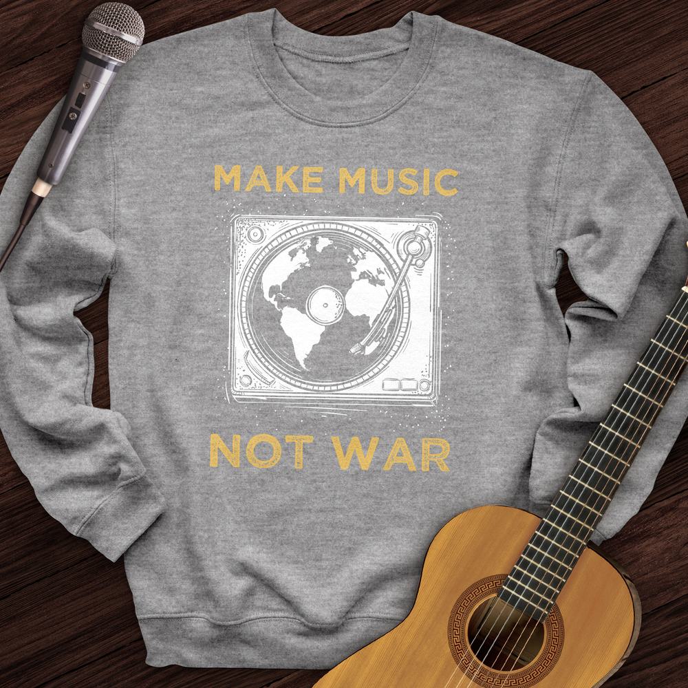 Printify Sweatshirt Sport Grey / S Make Music World Crewneck