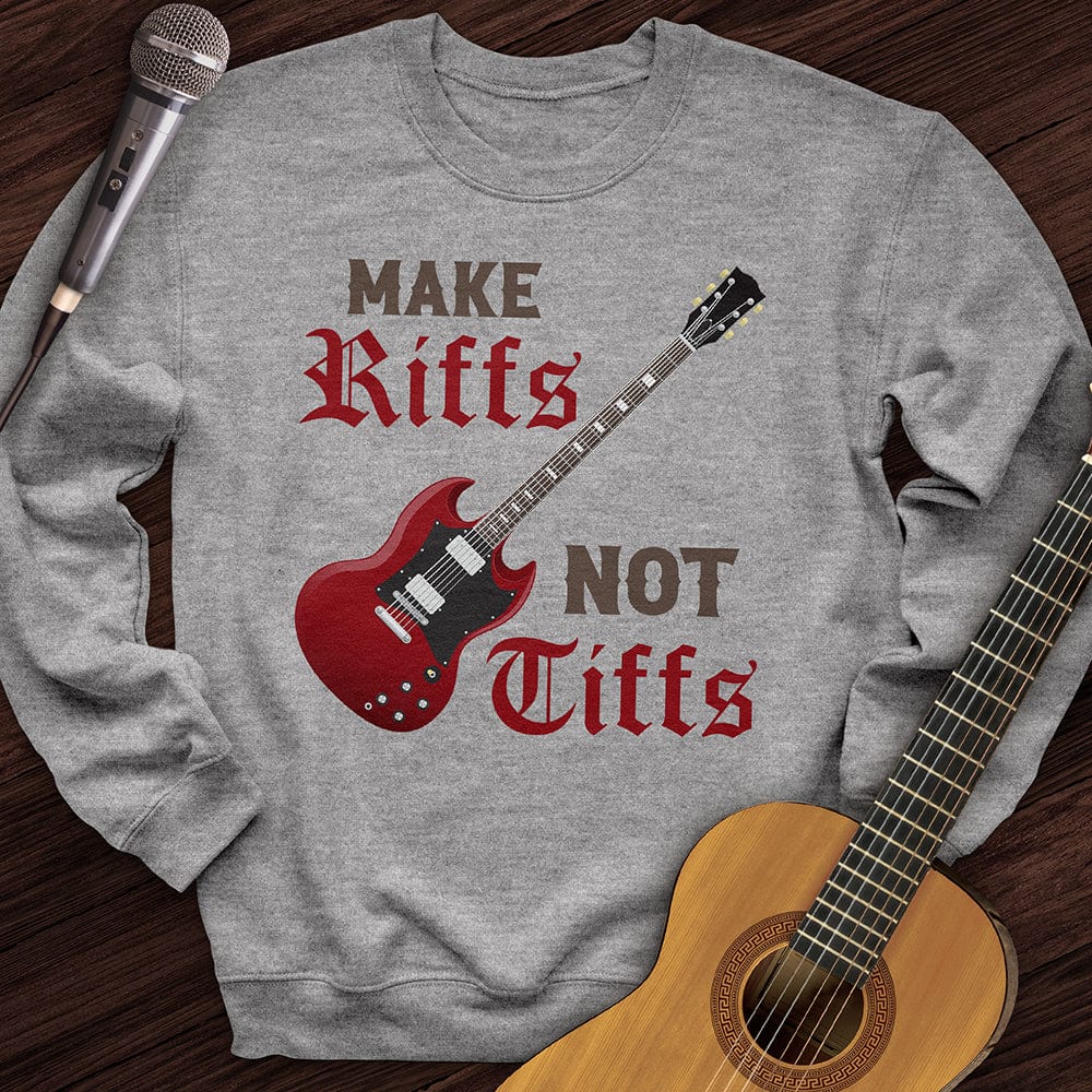 Printify Sweatshirt Sport Grey / S Make Riffs Crewneck