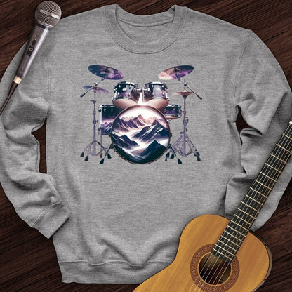 Printify Sweatshirt Sport Grey / S Mountain Beat Crewneck