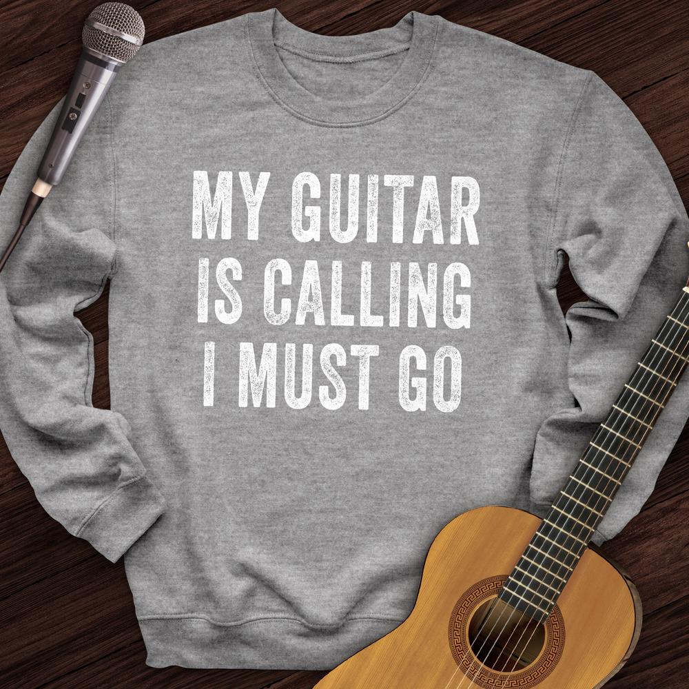 Printify Sweatshirt Sport Grey / S My Guitar Is Calling Crewneck