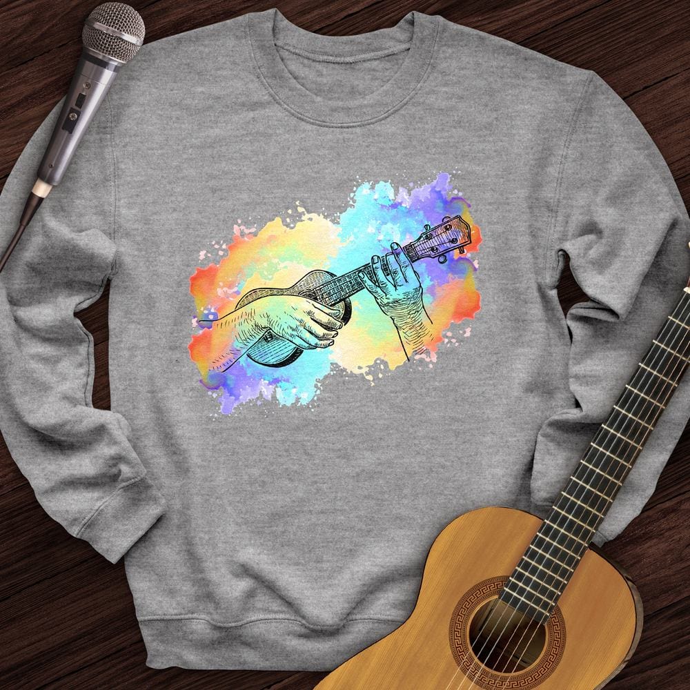 Printify Sweatshirt Sport Grey / S My Ukulele Crewneck