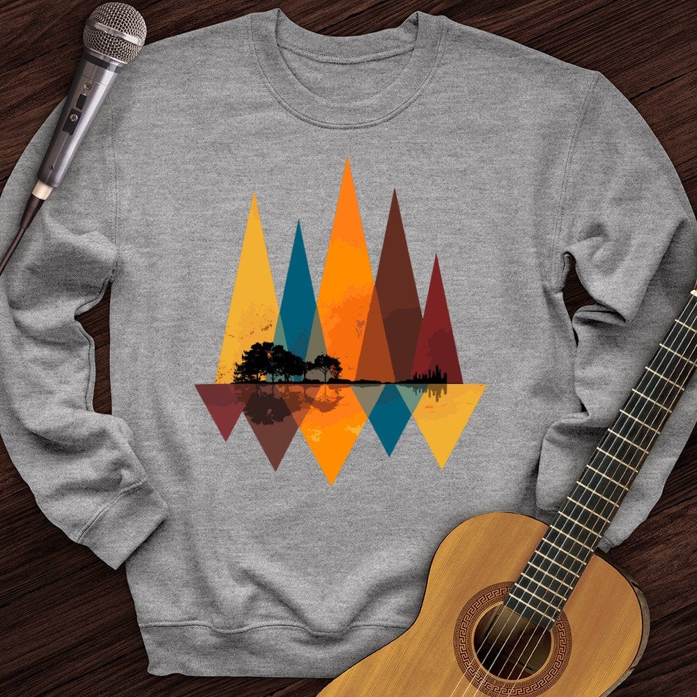 Printify Sweatshirt Sport Grey / S Nature Guitar Crewneck