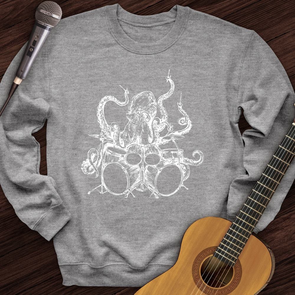 Printify Sweatshirt Sport Grey / S Need More Drumsticks Crewneck