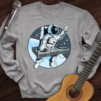 Printify Sweatshirt Sport Grey / S Outer Space DJ Crewneck