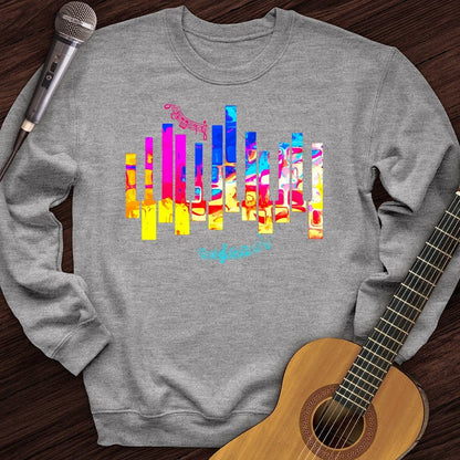 Printify Sweatshirt Sport Grey / S Piano Color Crewneck