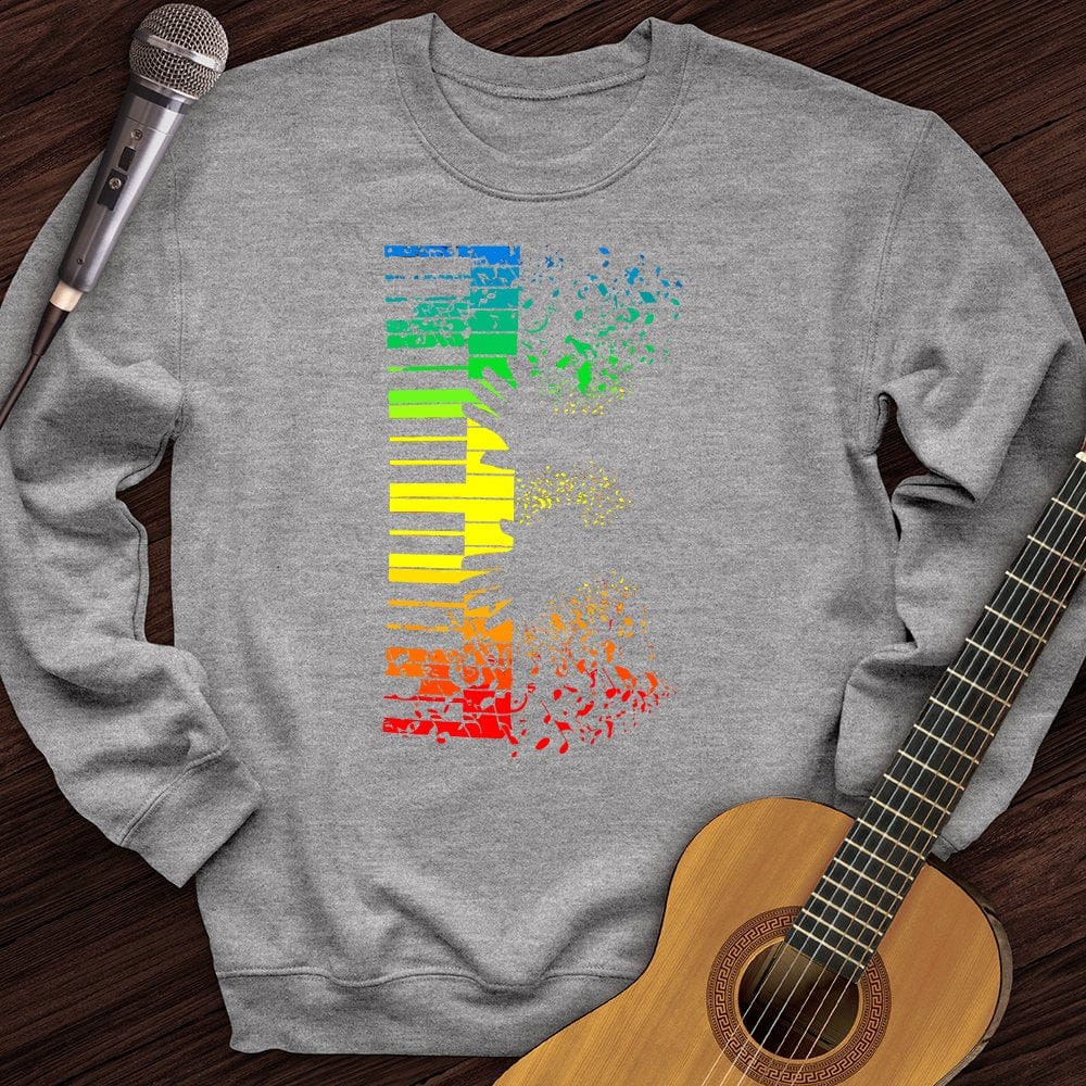 Printify Sweatshirt Sport Grey / S Piano Man Crewneck