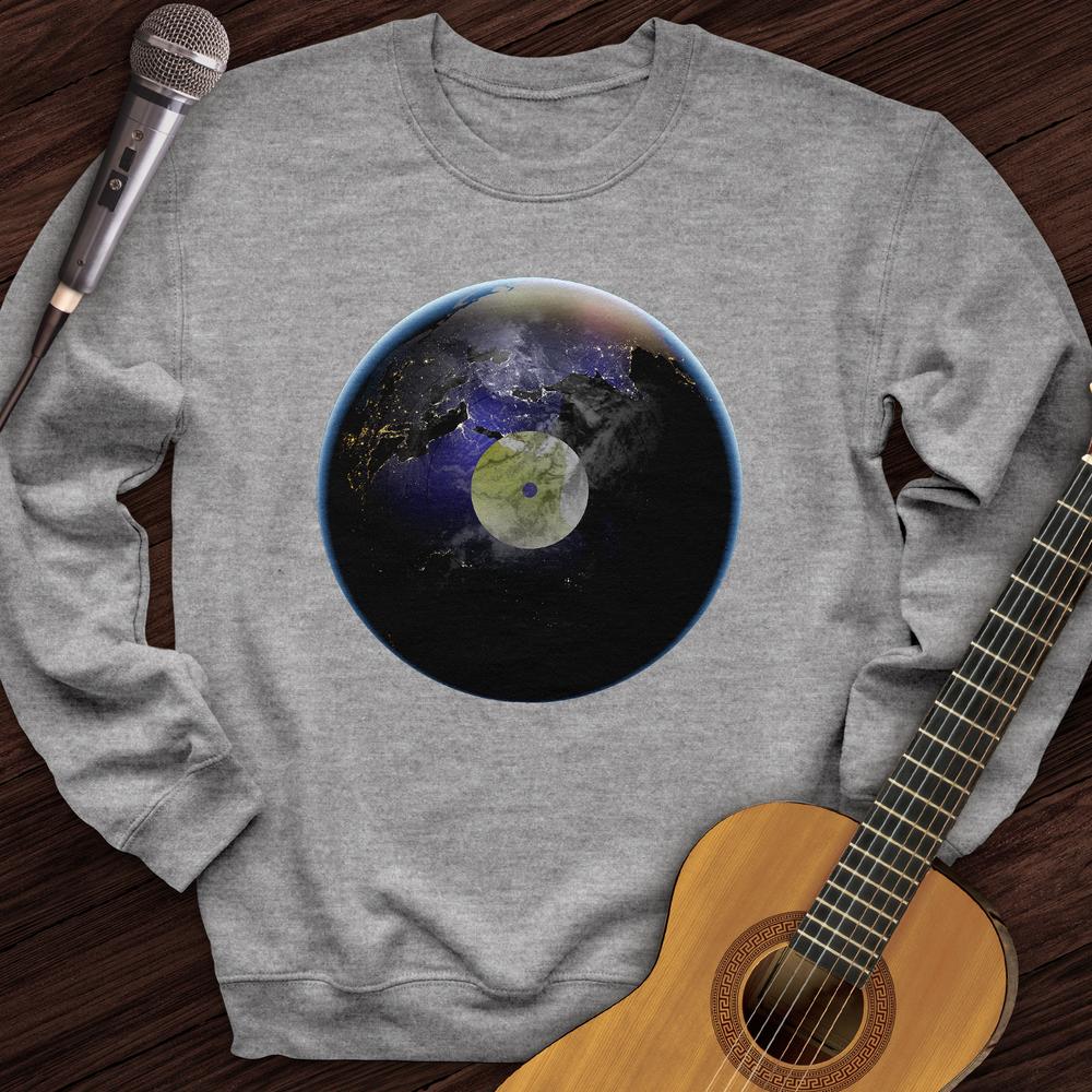 Printify Sweatshirt Sport Grey / S Planet Record Crewneck