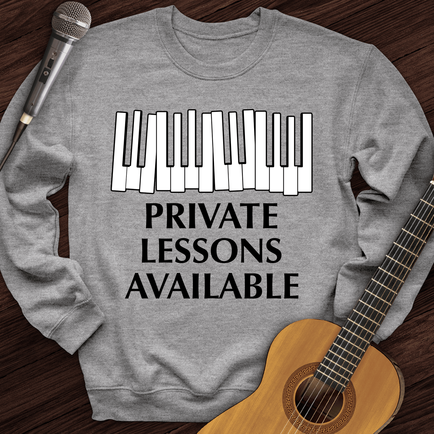 Printify Sweatshirt Sport Grey / S Private Lessons Available Crewneck
