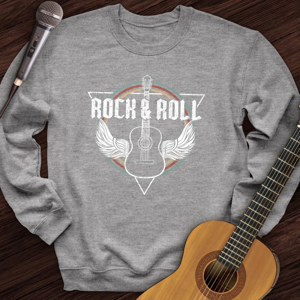 Printify Sweatshirt Sport Grey / S Rock and Roll Crewneck