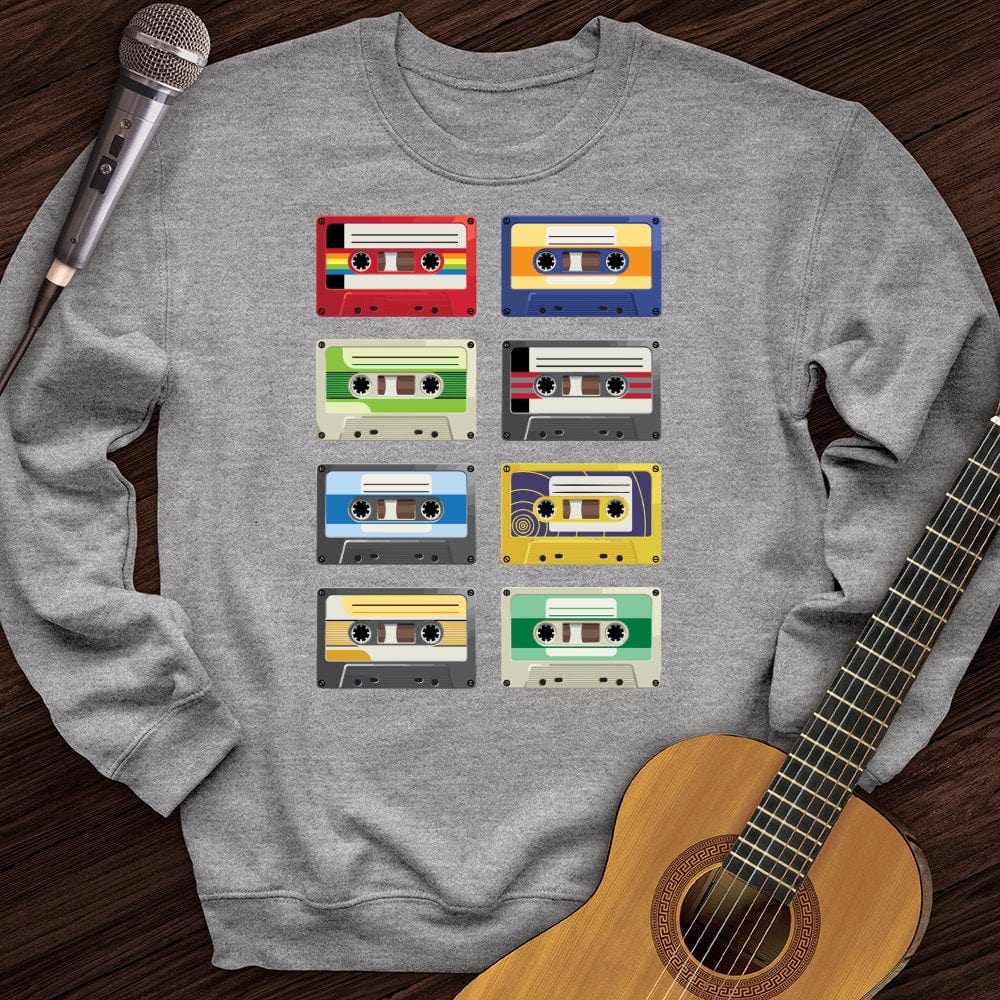 Printify Sweatshirt Sport Grey / S Rock Tapes Crewneck