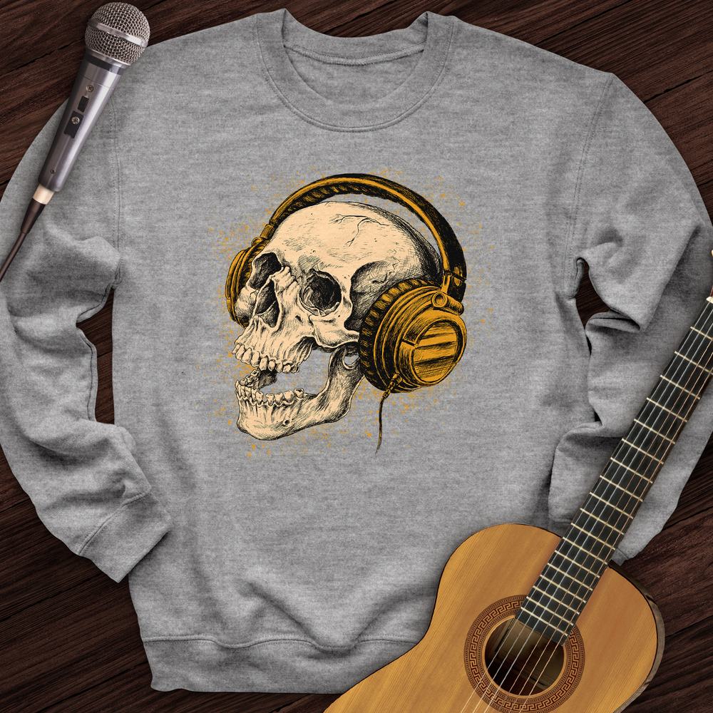 Printify Sweatshirt Sport Grey / S Rock The Skull Crewneck