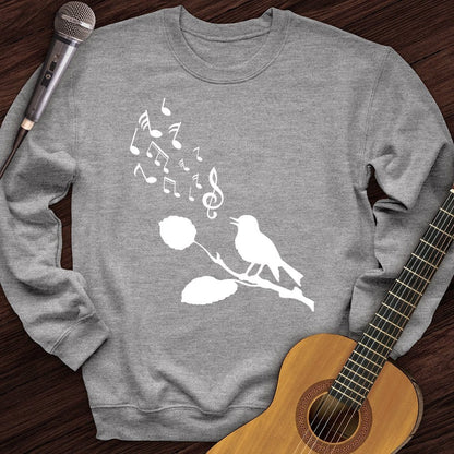 Printify Sweatshirt Sport Grey / S Singing Bird Crewneck