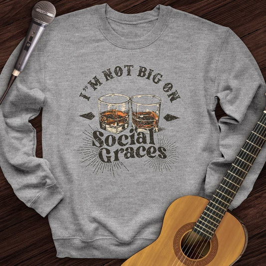 Printify Sweatshirt Sport Grey / S Social Graces Crewneck