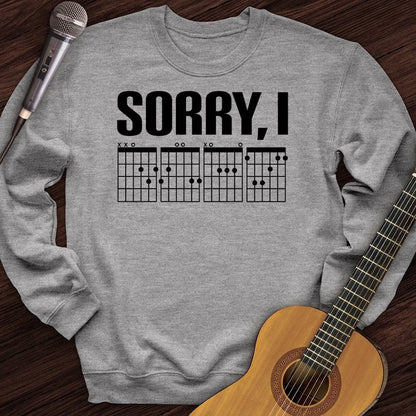 Printify Sweatshirt Sport Grey / S Sorry, I Crewneck