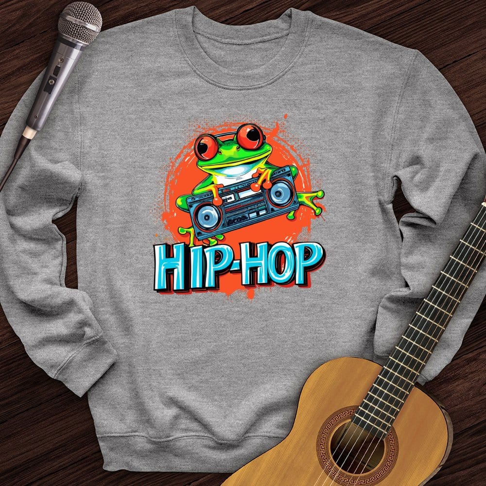 Printify Sweatshirt Sport Grey / S Stereo Frog Crewneck