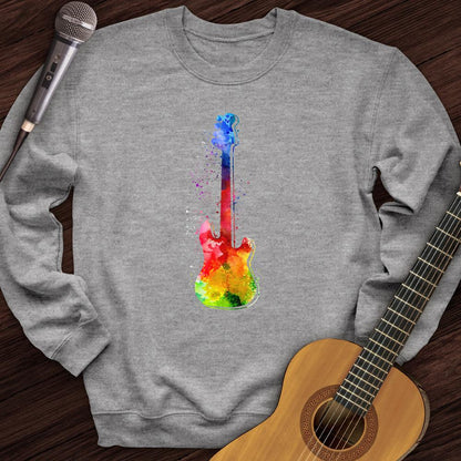 Printify Sweatshirt Sport Grey / S Water Color Electric Crewneck