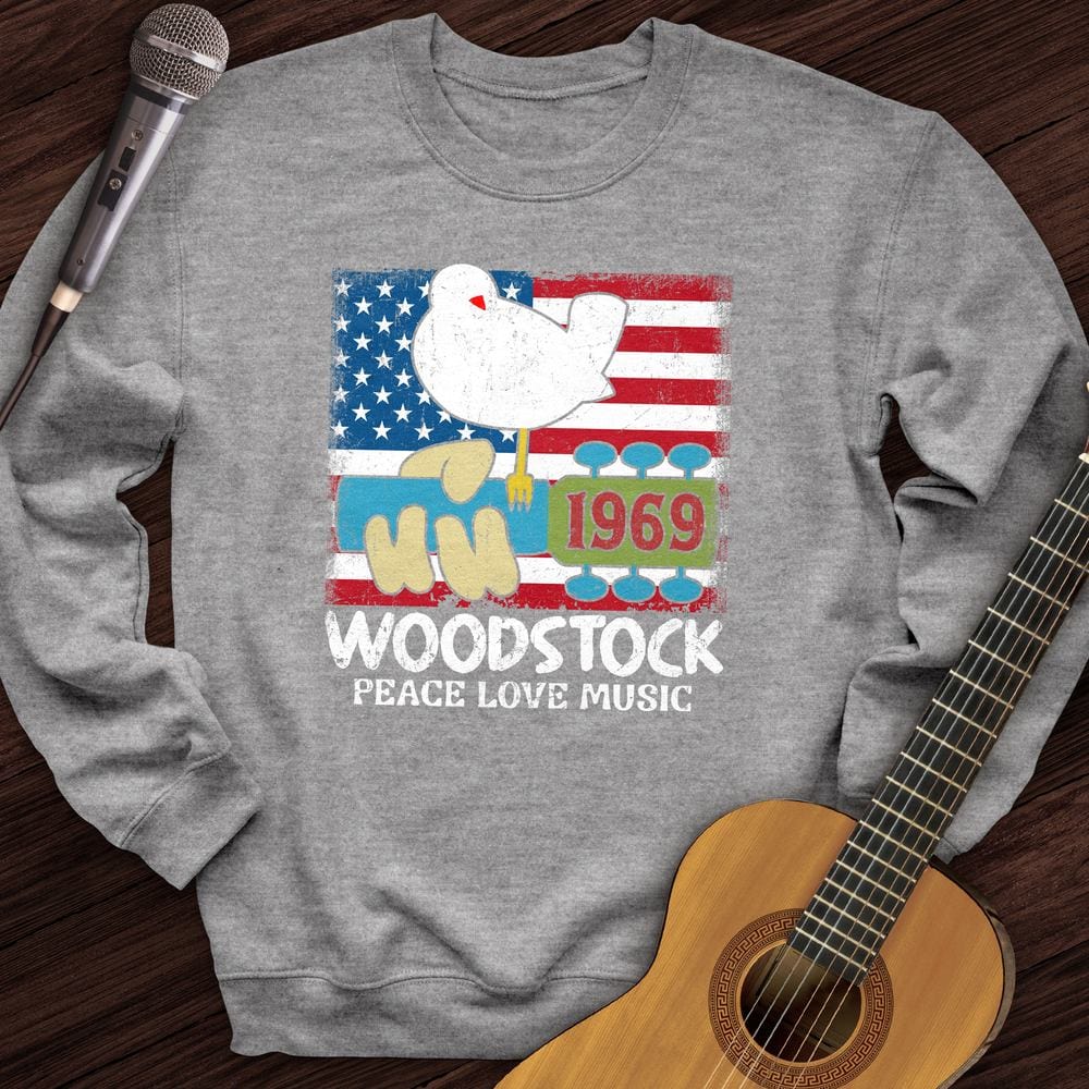 Printify Sweatshirt Sport Grey / S Woodstock 1969 Crewneck