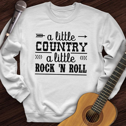 Printify Sweatshirt White / S A Little Crewneck