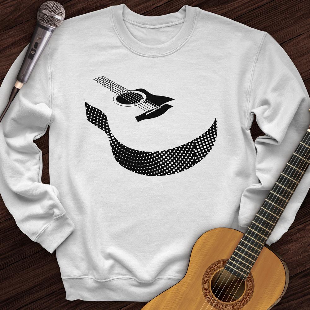 Printify Sweatshirt White / S Acoustic Crewneck