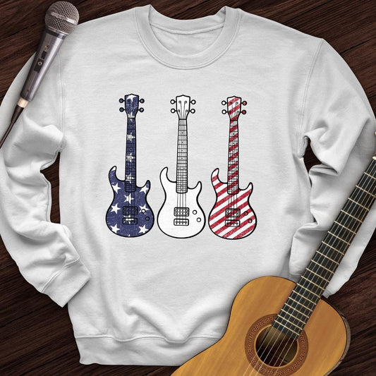 Printify Sweatshirt White / S American Guitars Crewneck