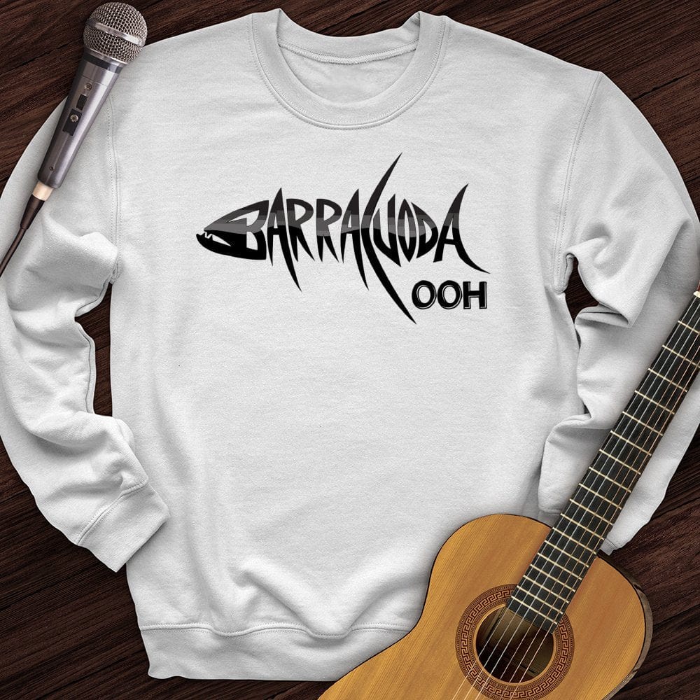 Printify Sweatshirt White / S Barracuda Crewneck