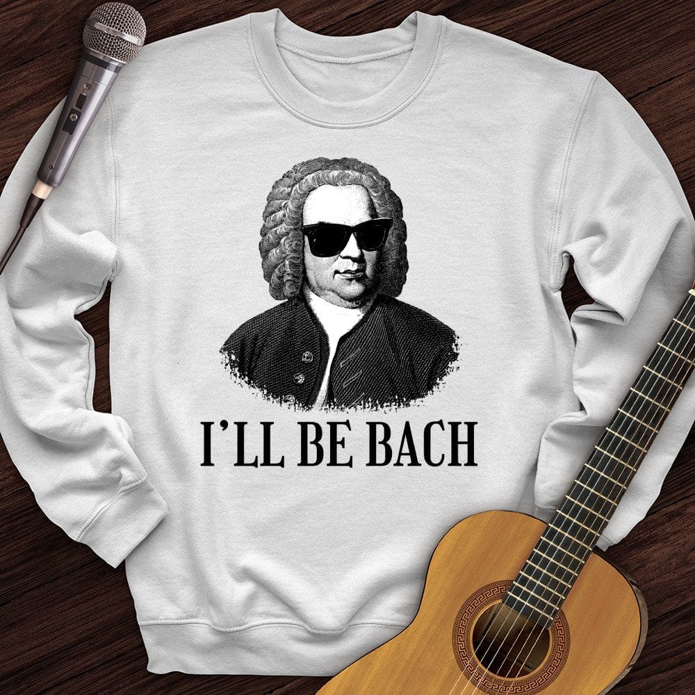Printify Sweatshirt White / S Be Bach Crewneck