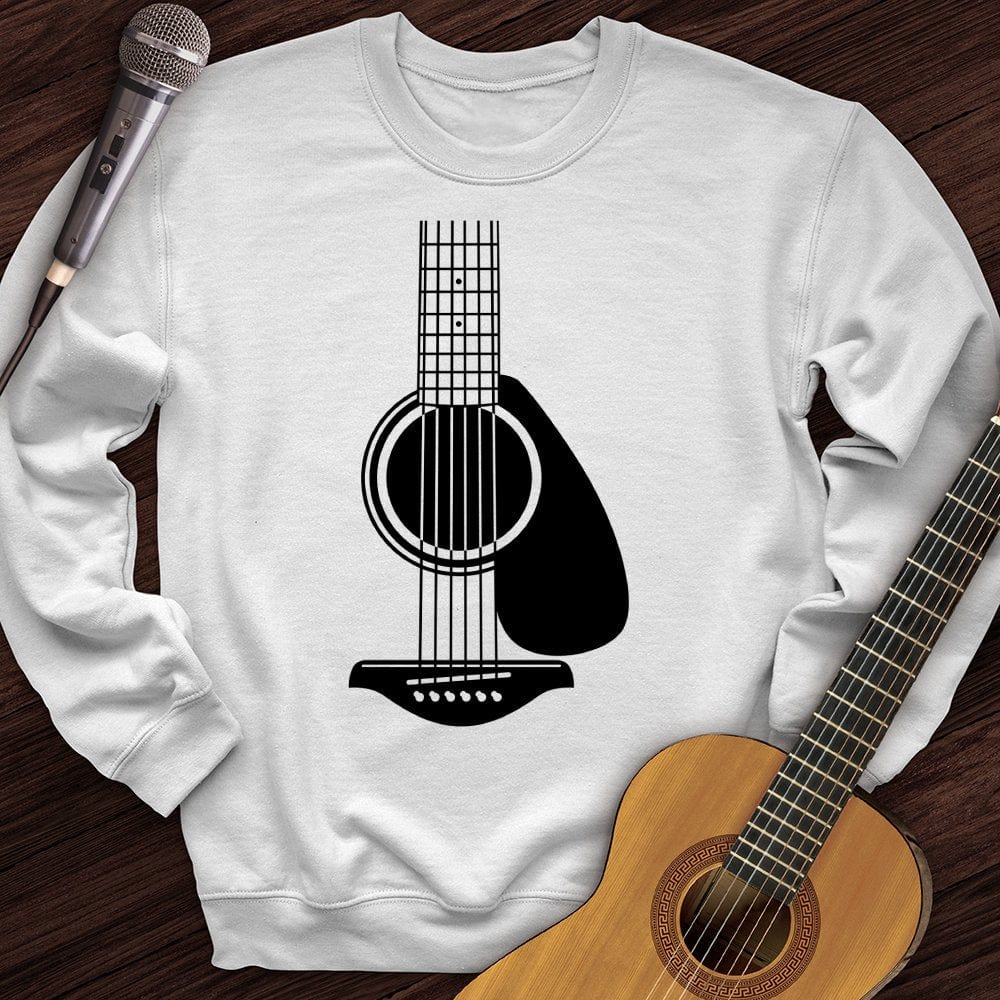 Printify Sweatshirt White / S Be The Guitar Crewneck