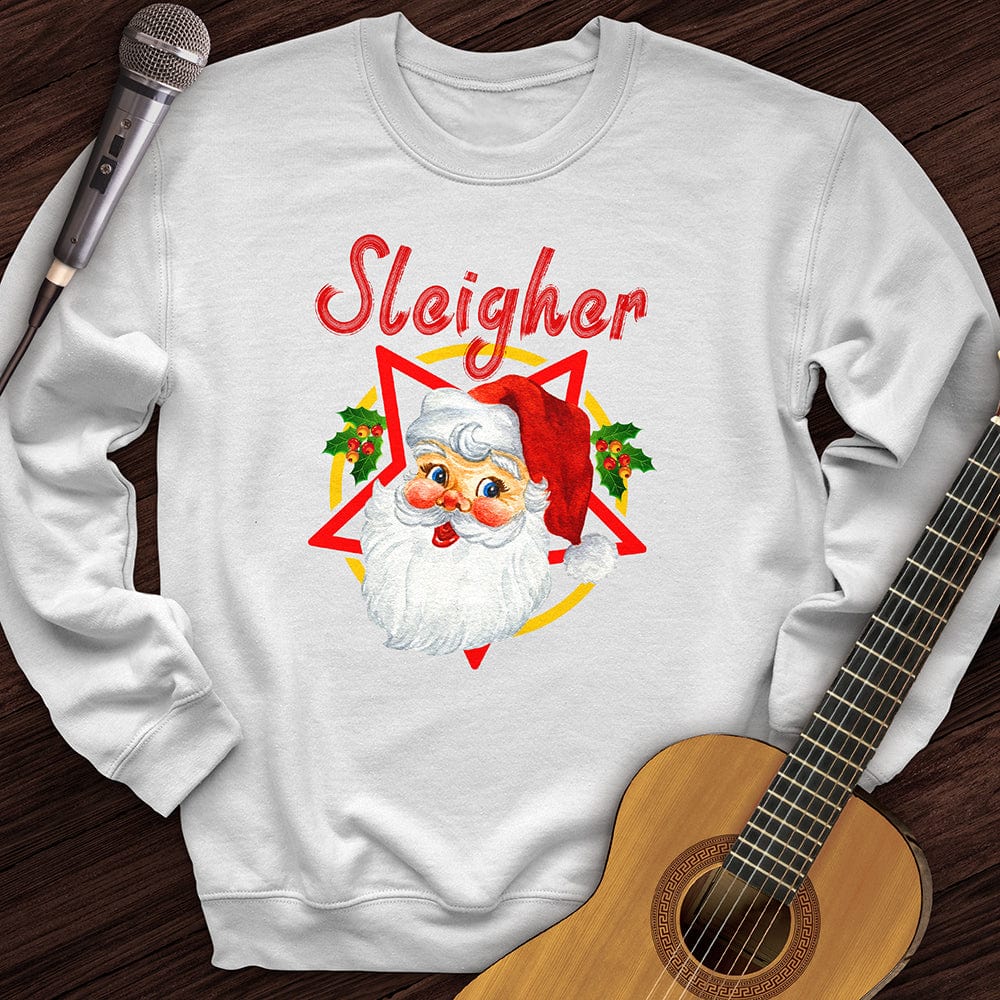 Printify Sweatshirt White / S Christmas Sleigher Crewneck