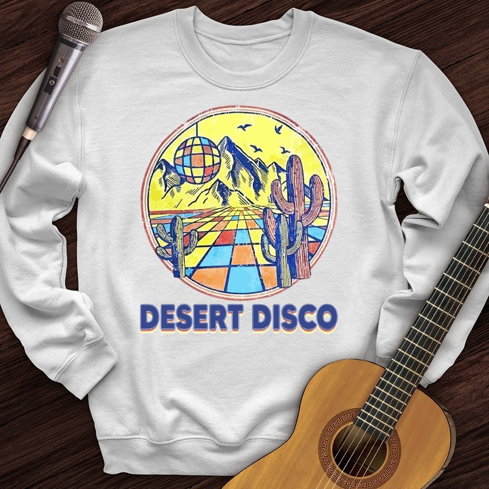 Printify Sweatshirt White / S Desert Disco Crewneck