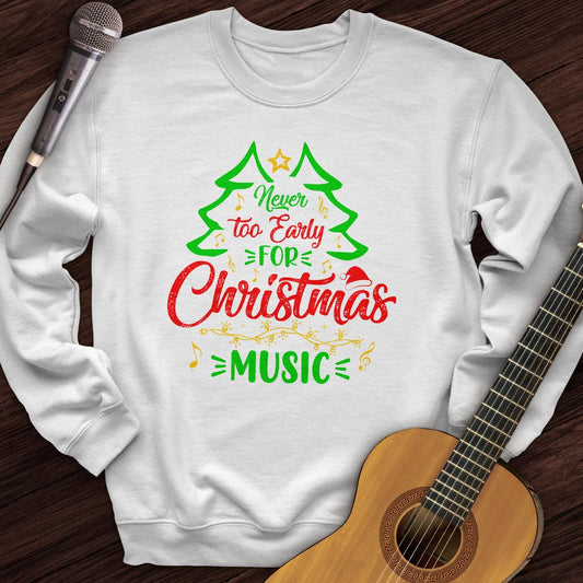 Printify Sweatshirt White / S Early Christmas Crewneck