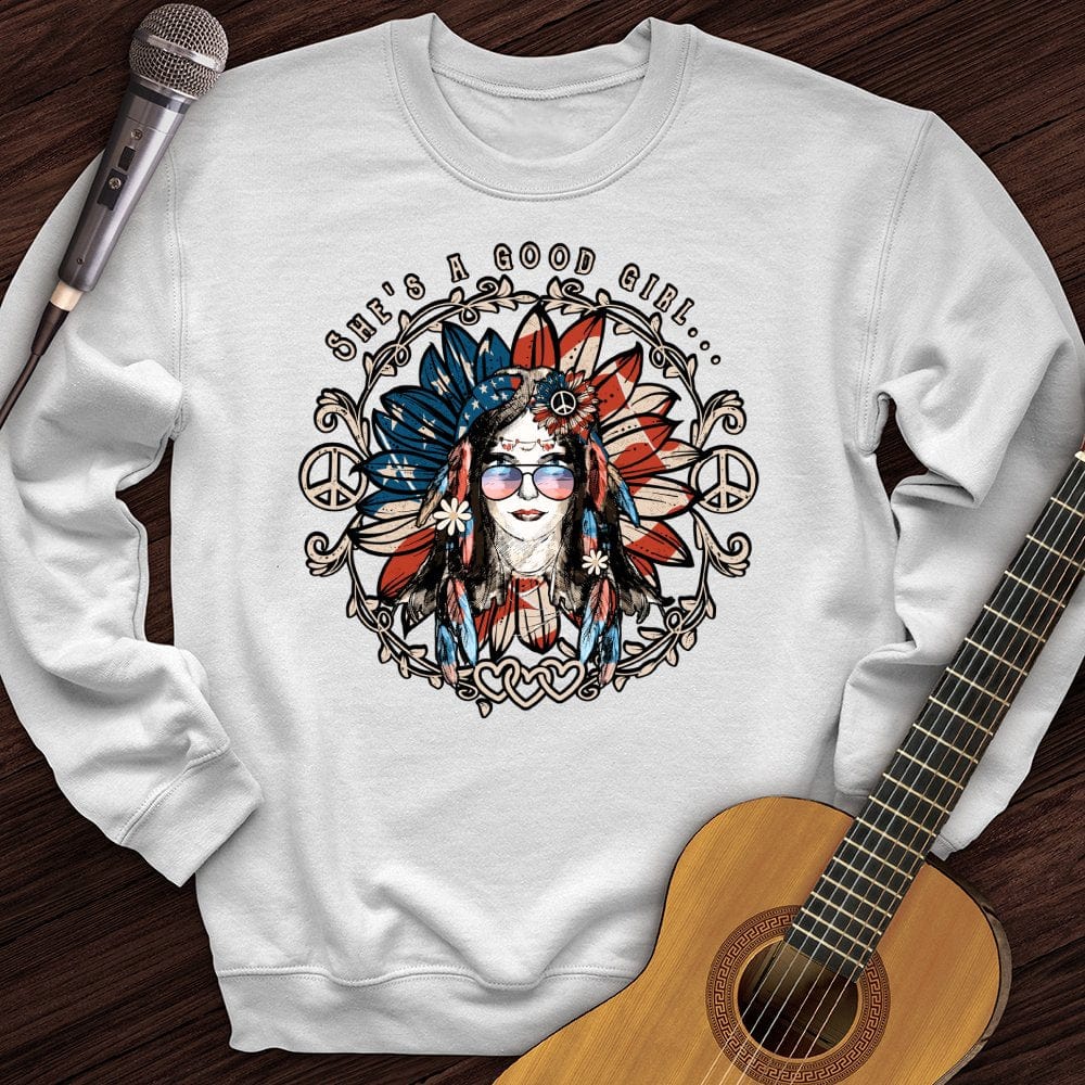 Printify Sweatshirt White / S Free Fallin' Crewneck