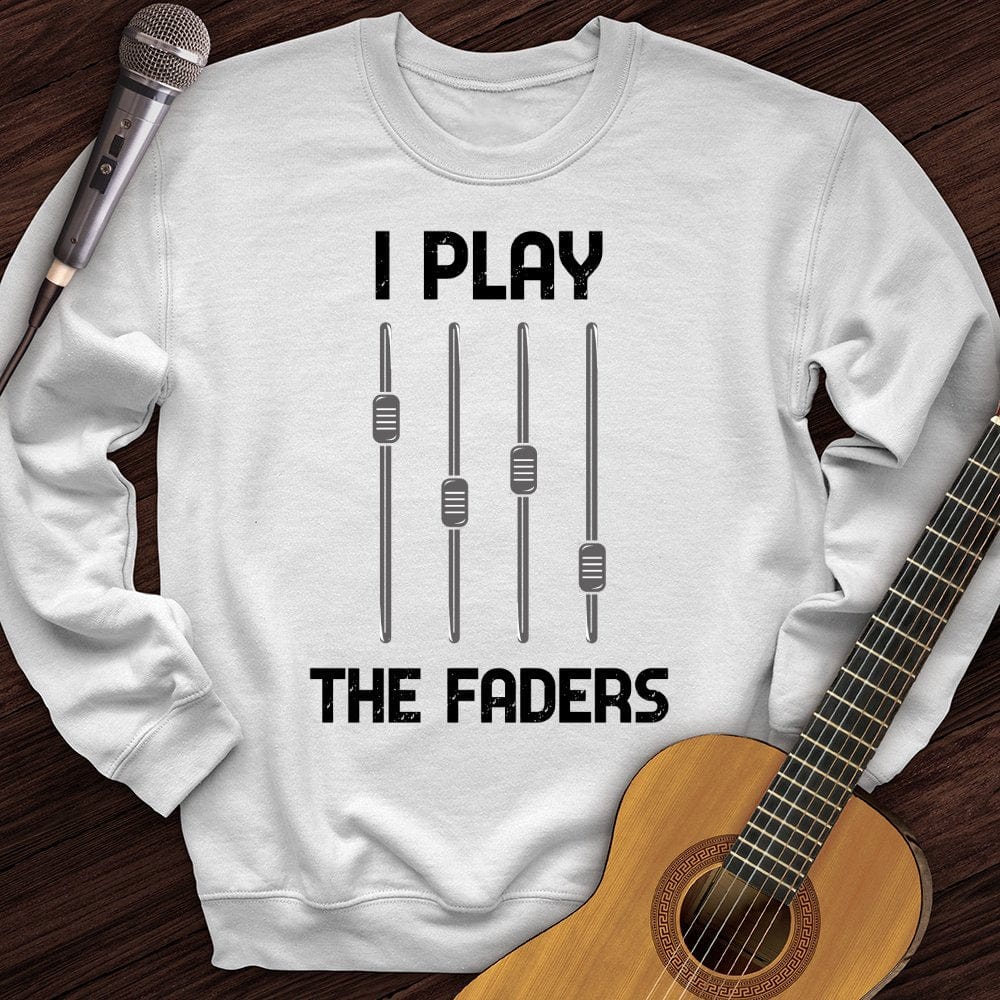 Printify Sweatshirt White / S I Play The Faders Crewneck