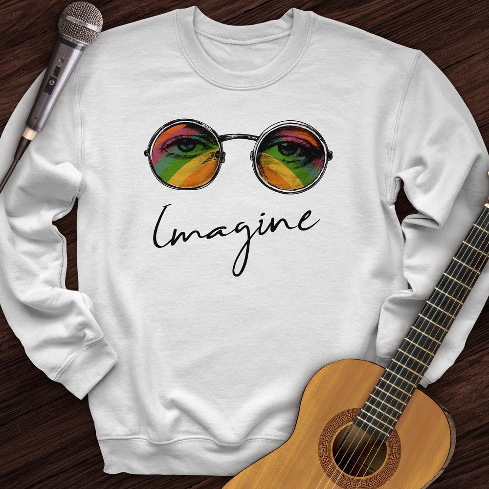 Printify Sweatshirt White / S Imagine Crewneck