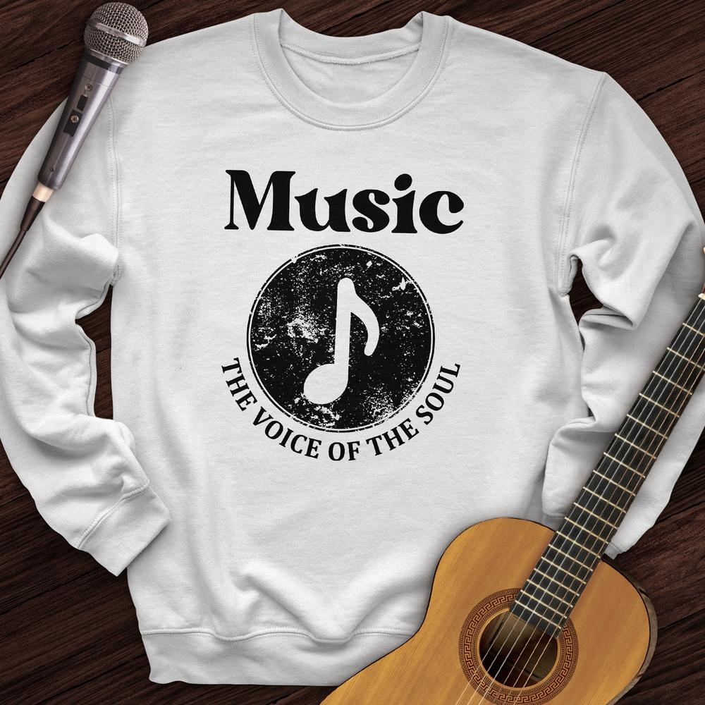 Printify Sweatshirt White / S Language of Music Crewneck