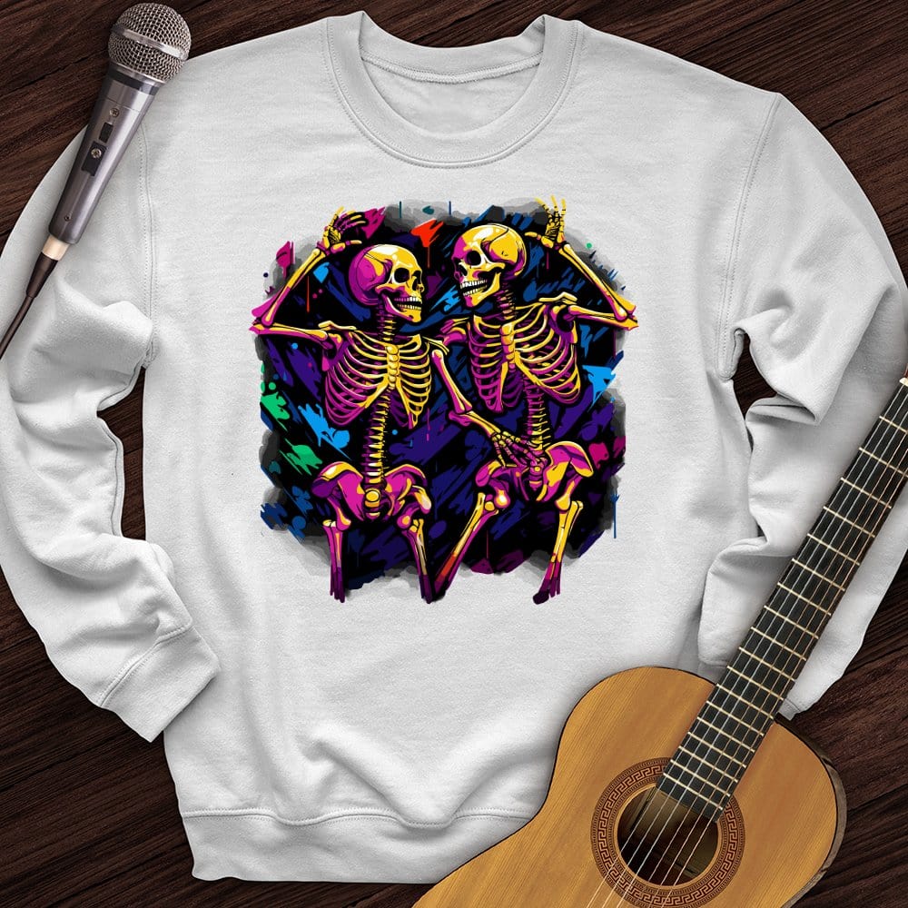 Printify Sweatshirt White / S Love Never Dies Crewneck