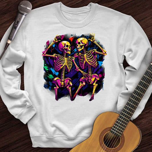 Printify Sweatshirt White / S Love Never Dies Crewneck