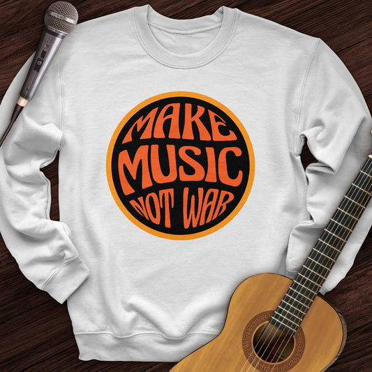 Printify Sweatshirt Make Music Groovy Crewneck