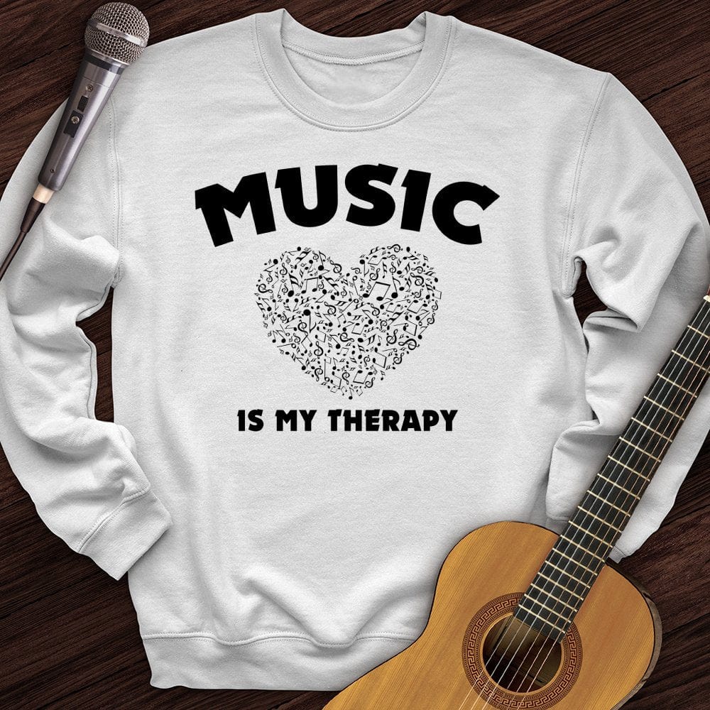 Printify Sweatshirt White / S My Therapy Crewneck