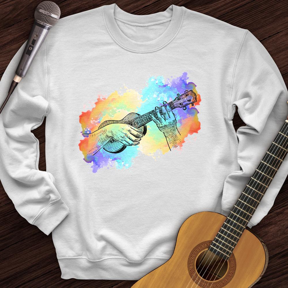 Printify Sweatshirt White / S My Ukulele Crewneck