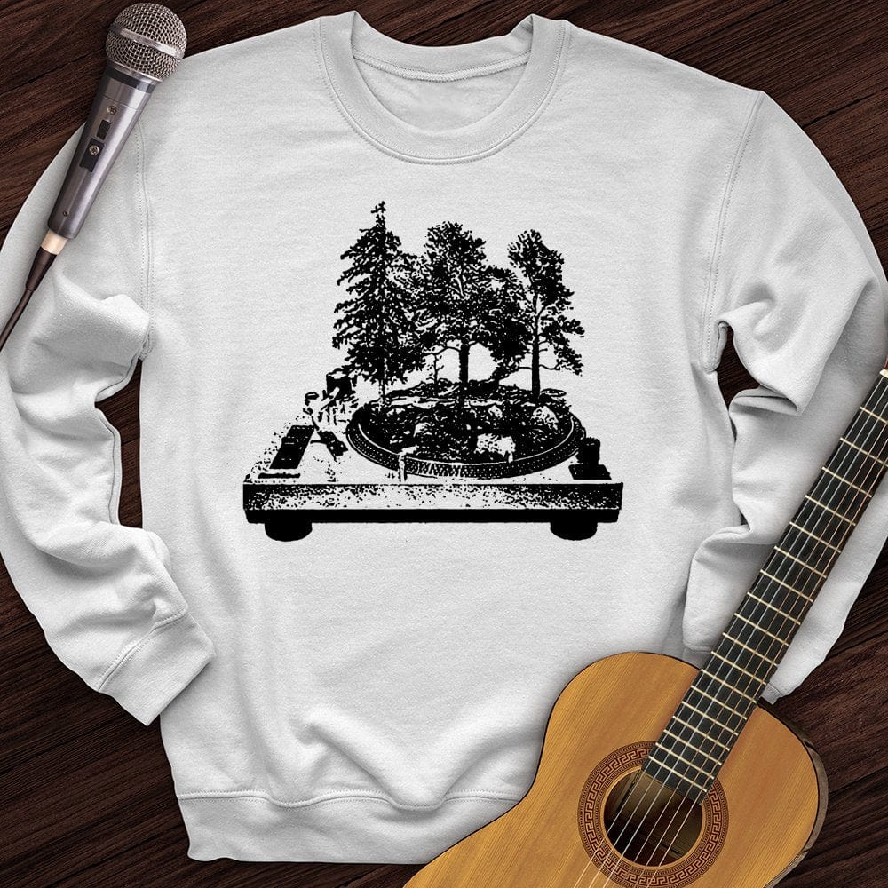 Printify Sweatshirt White / S Record Nature Crewneck