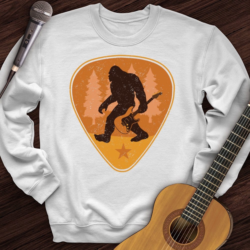 Printify Sweatshirt White / S Sasquatch Pick Crewneck