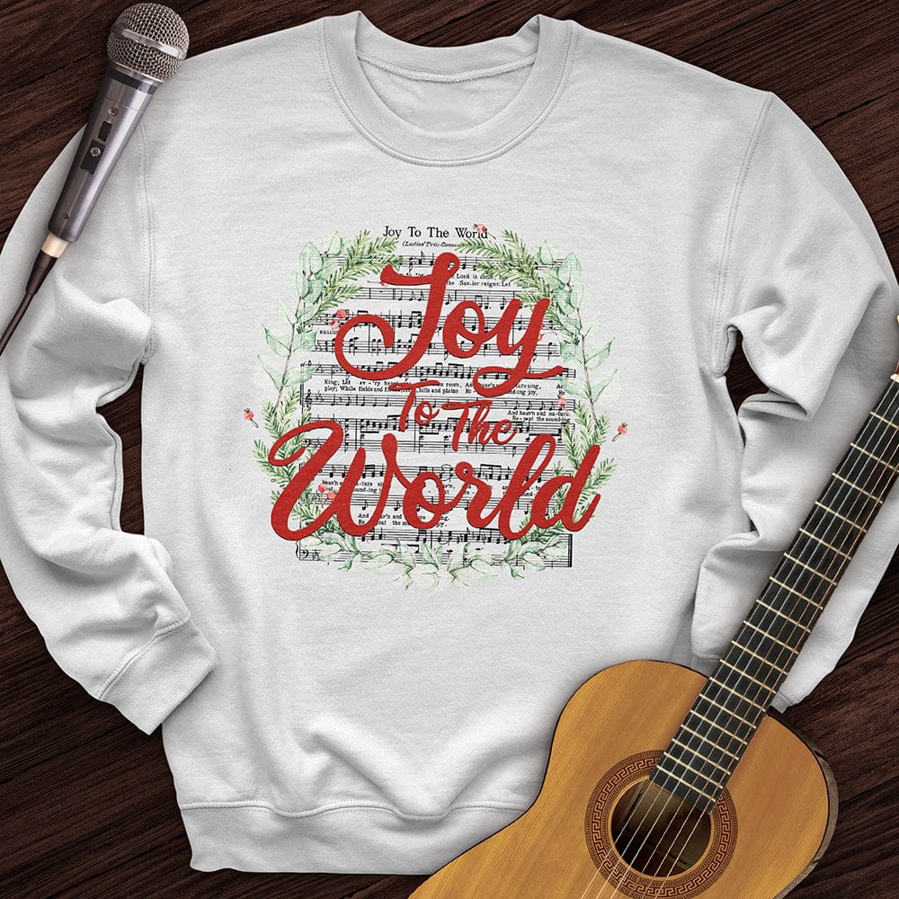 Printify Sweatshirt White / S Sheet Music Joy Crewneck