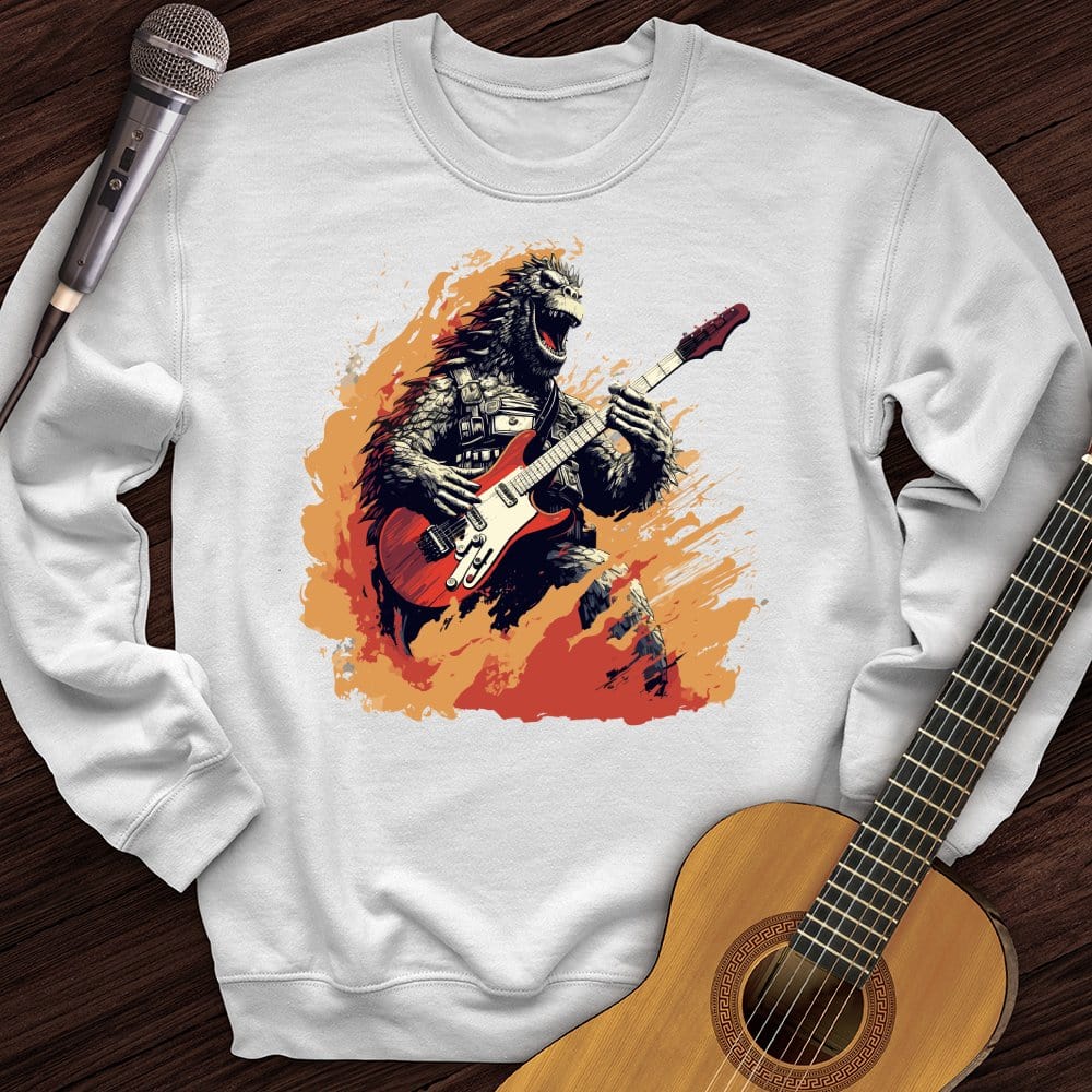 Printify Sweatshirt White / S Shredzilla Crewneck