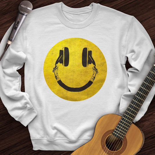 Printify Sweatshirt White / S Smile Crewneck