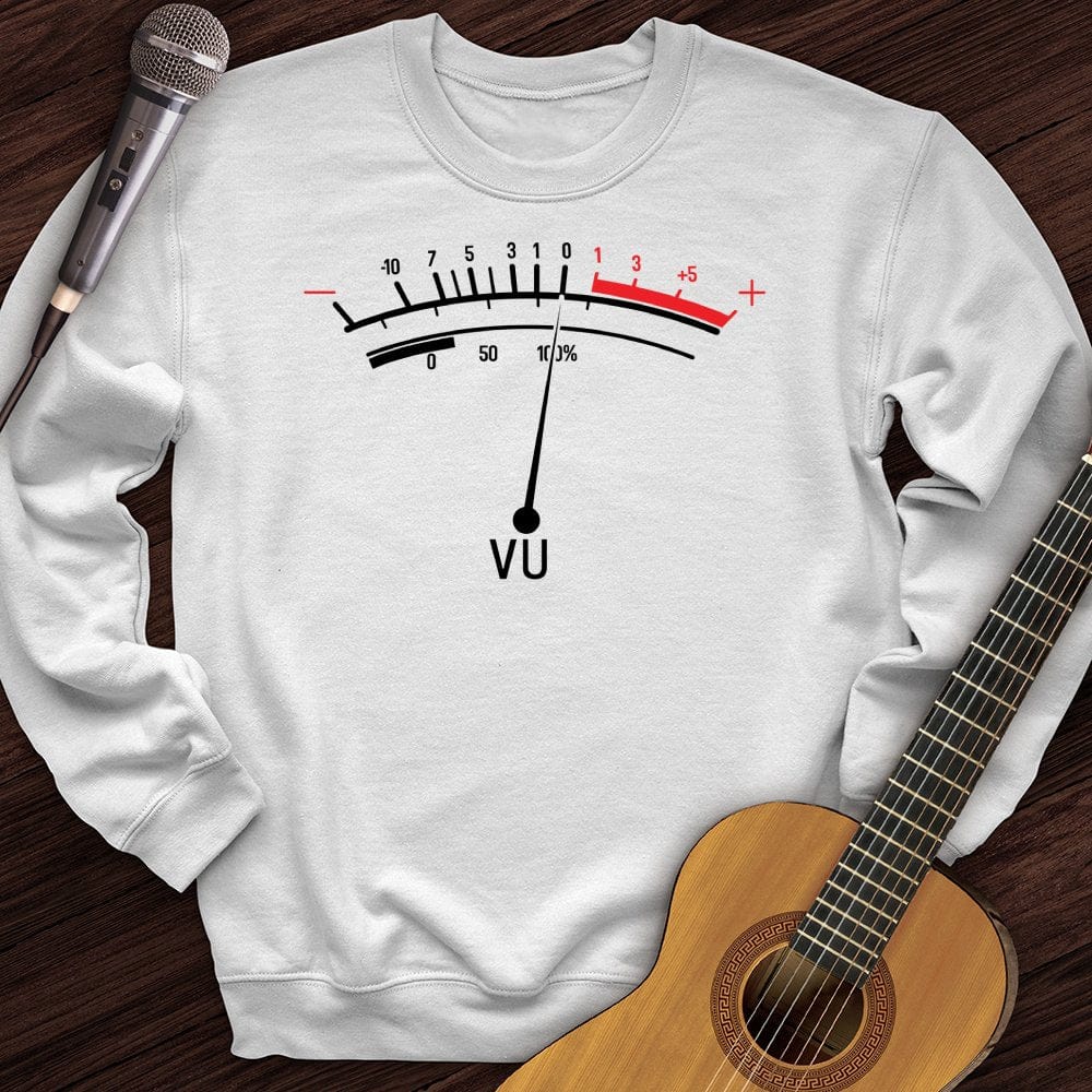 Printify Sweatshirt White / S Stable VU Meter Crewneck