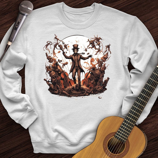 Printify Sweatshirt White / S Steampunk Conductor Crewneck