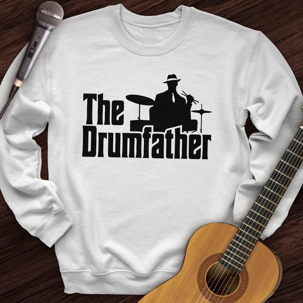 Printify Sweatshirt White / S The Drumfather Crewneck