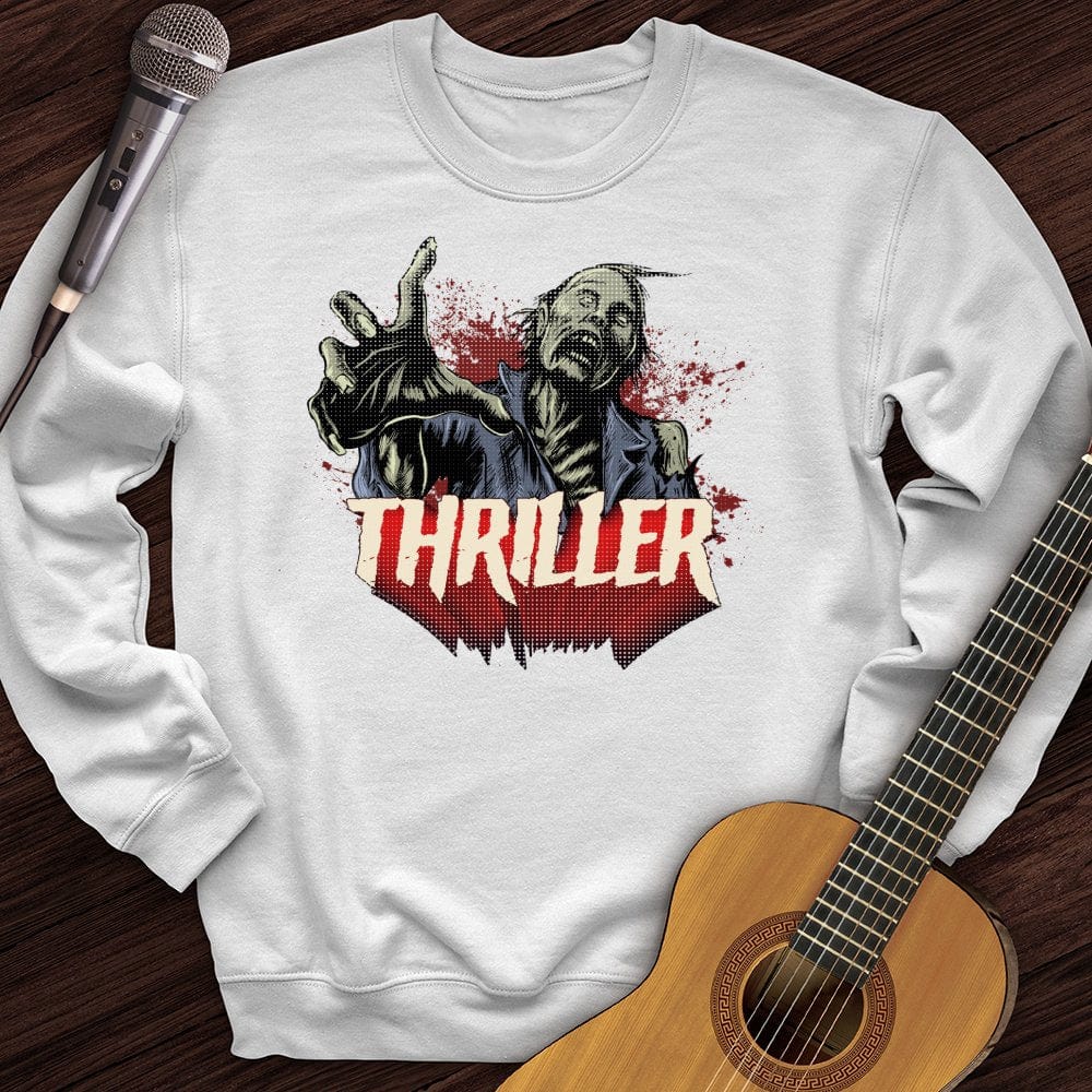 Printify Sweatshirt White / S Thriller Crewneck